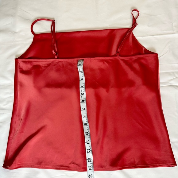 Banana Republic Factory Silky Cowl-Neck Camisole Salmon #742574 Size M EUC - Picture 10 of 12
